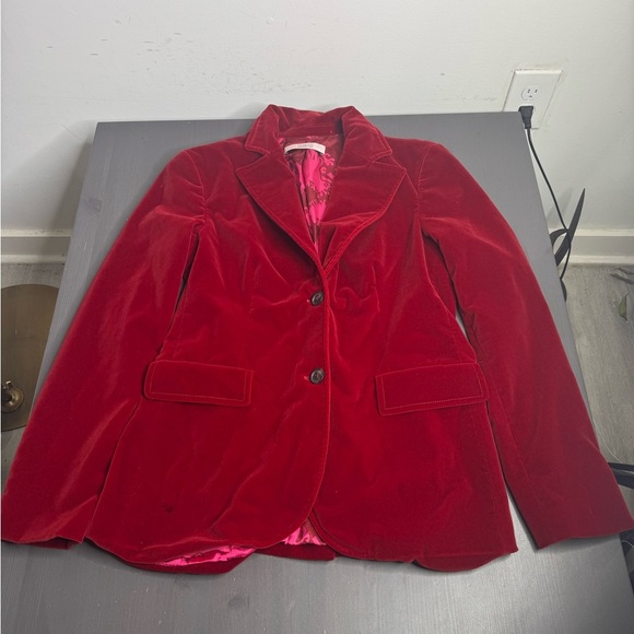 R.e.d Valentino Garavani Velvet Blazer - Picture 4 of 14